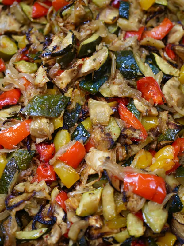 Légumes du soleil, Rôtis, en garniture