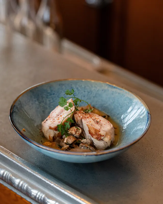 Râble de lapin et champignons